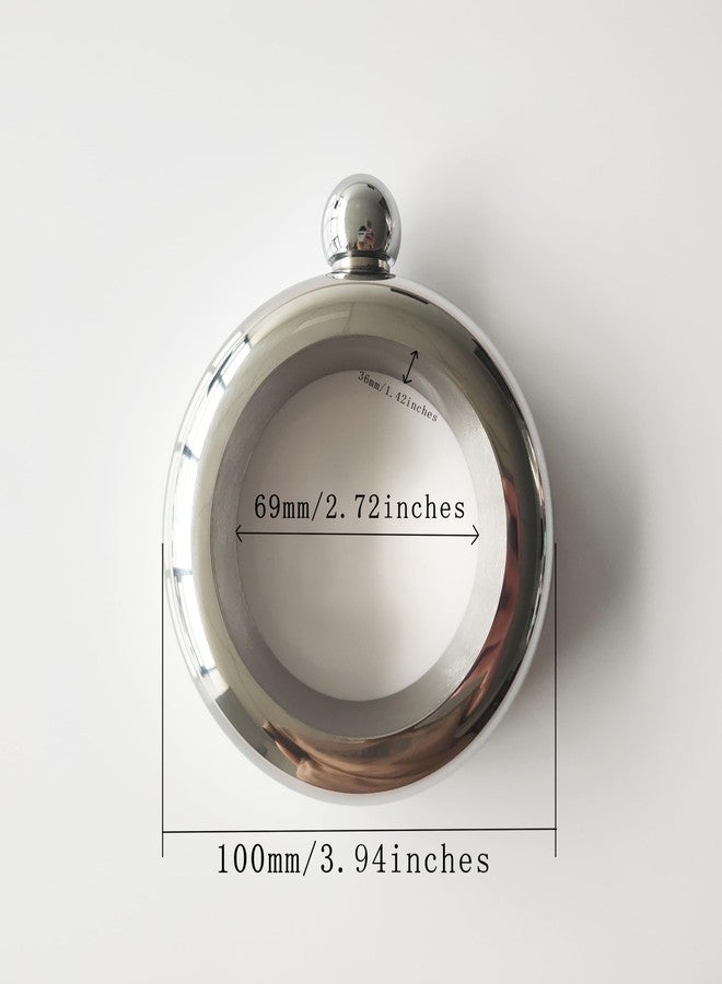 CNFLASK 3.5oz Bright Gold Bracelet Flask 304 Stainless Steel Bangle Shaped Drinking Flask With Funnel - Image 4
